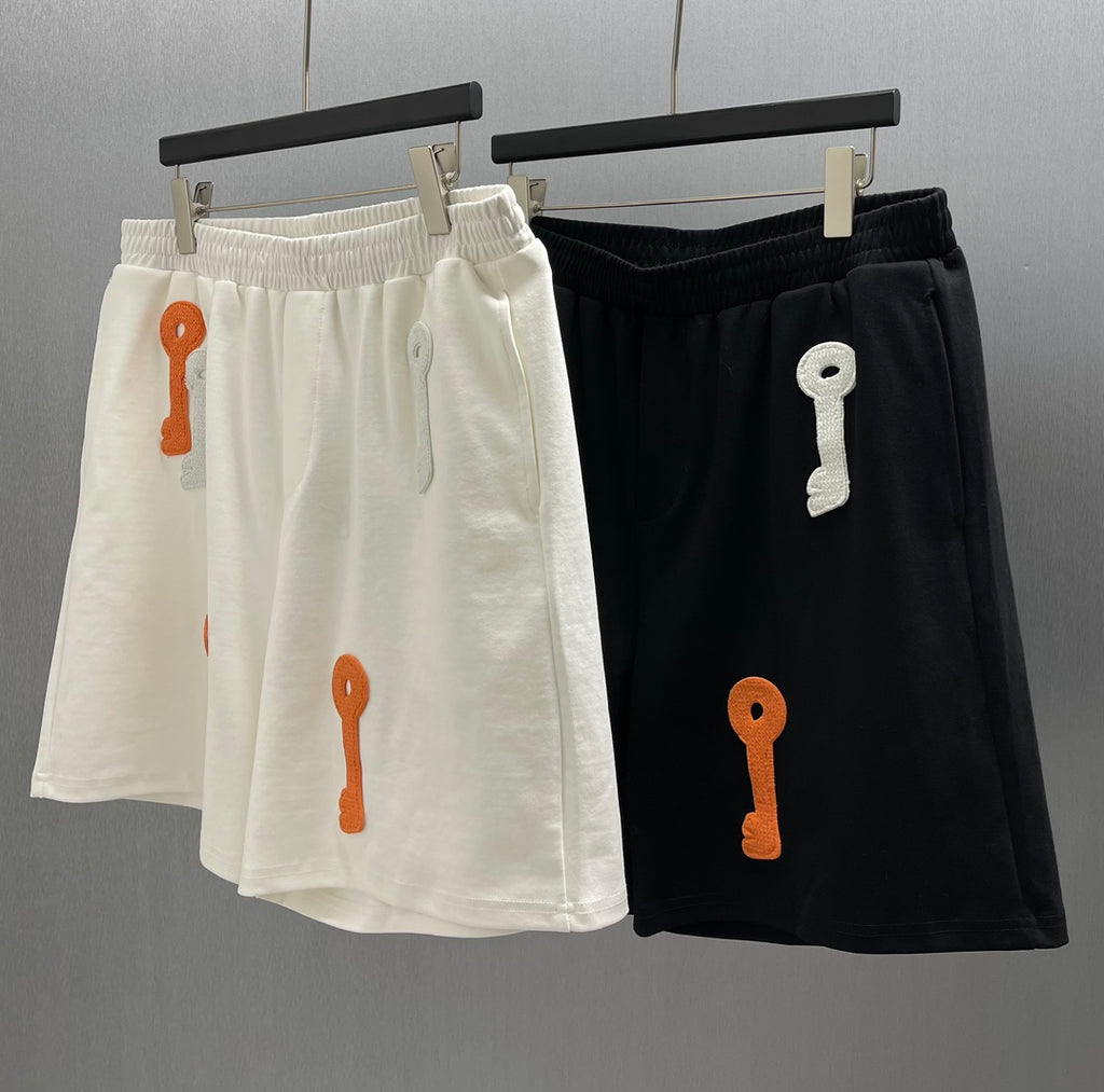 LW Shorts Bordado Llaves Luminosas Negro