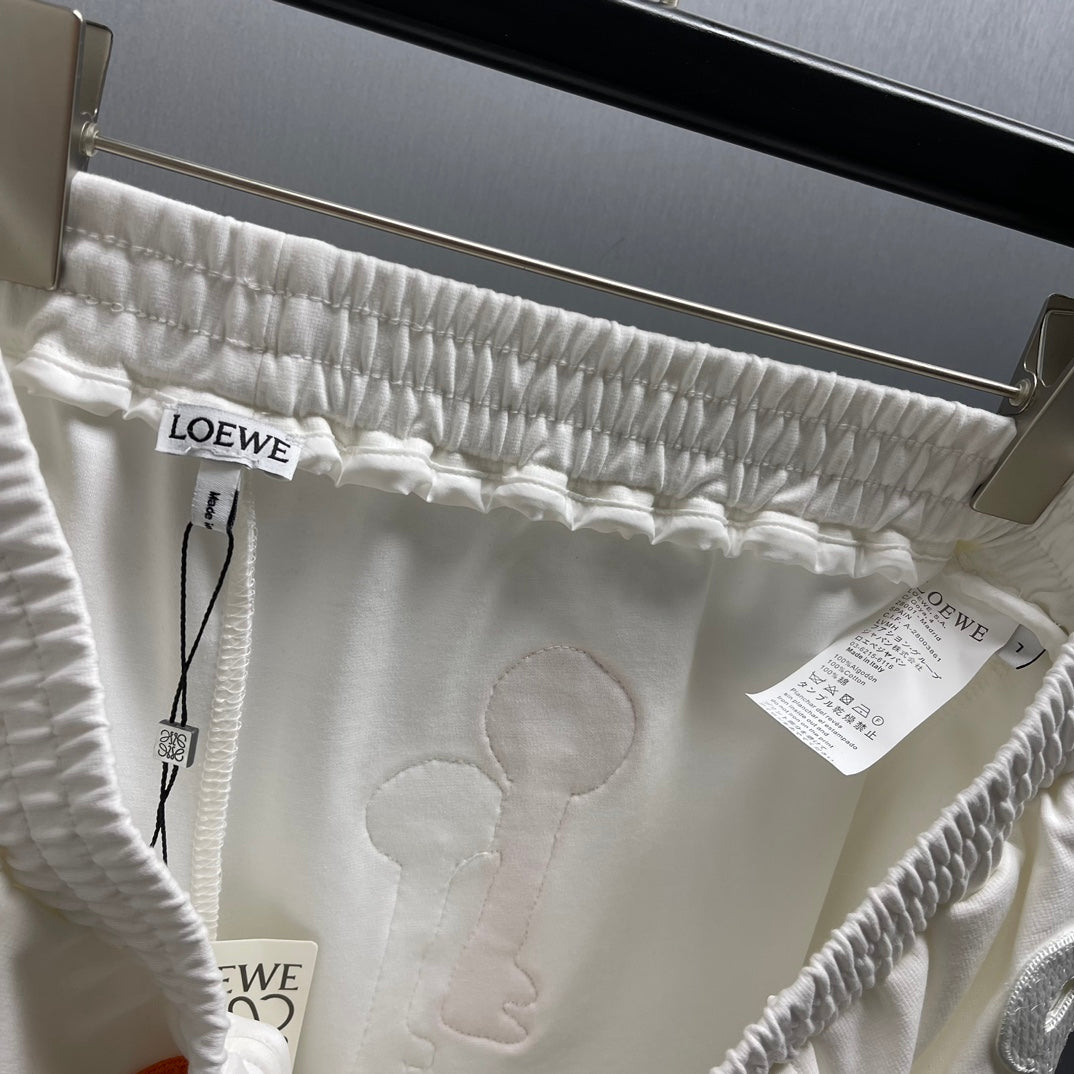 LW Shorts Bordado Llaves Luminosas Blanco