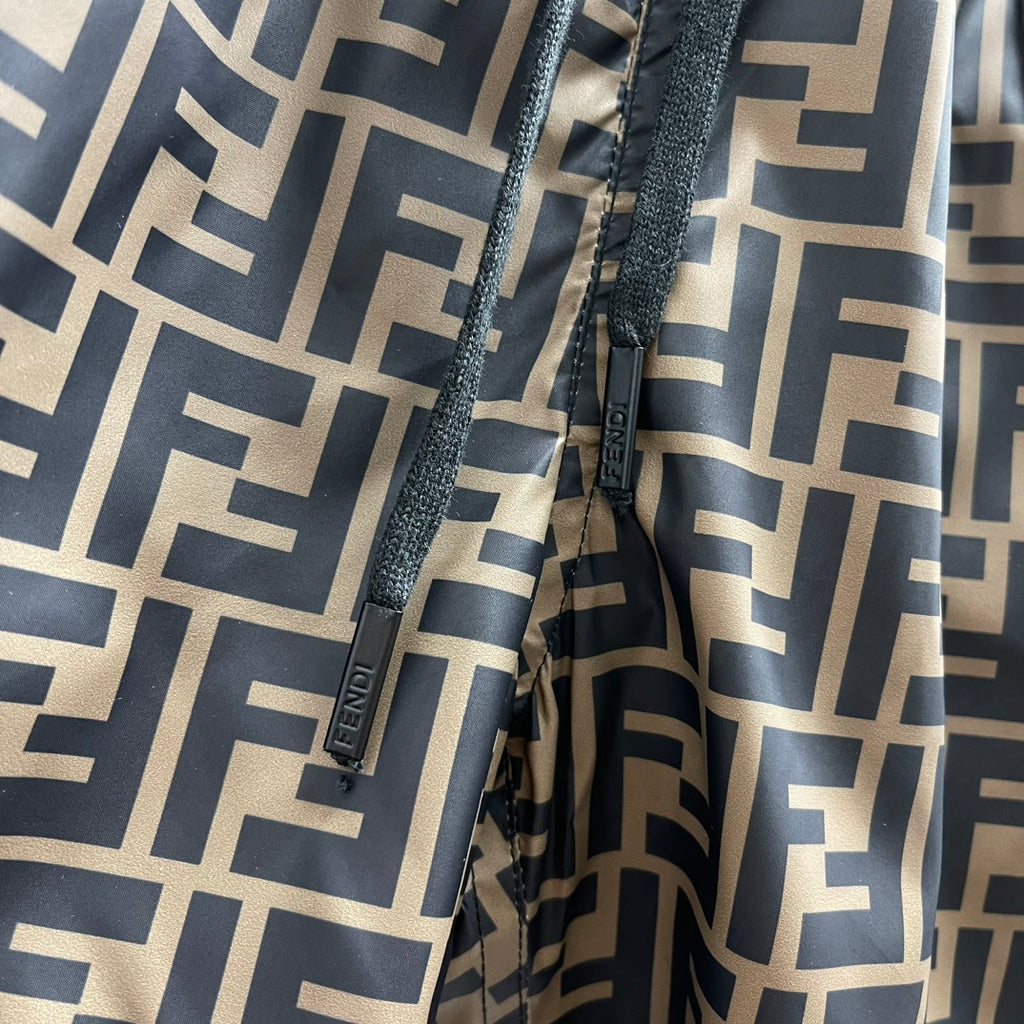 FND Bañador Marrón con Estampado FF