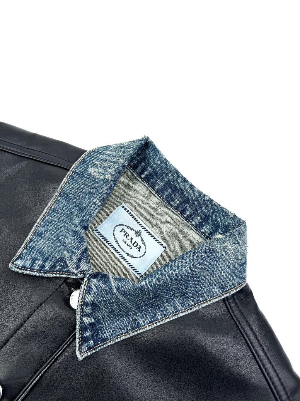 Chaqueta Denim & Leather Hybrid
