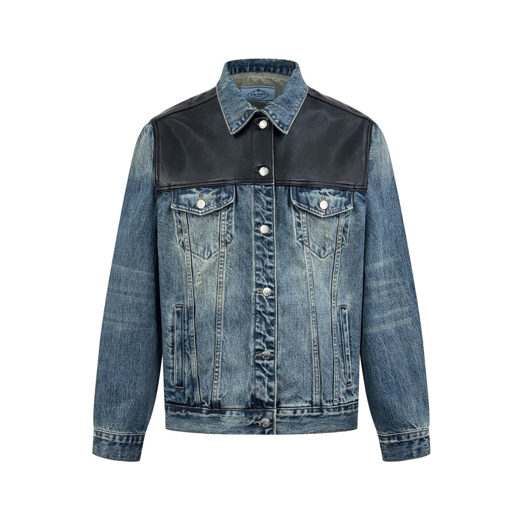 Chaqueta Denim & Leather Hybrid