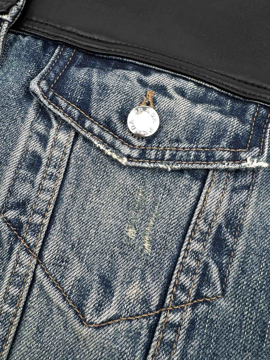 Chaqueta Denim & Leather Hybrid