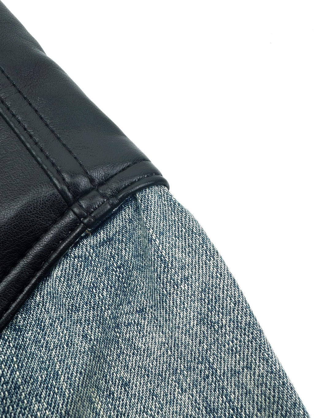 Chaqueta Denim & Leather Hybrid