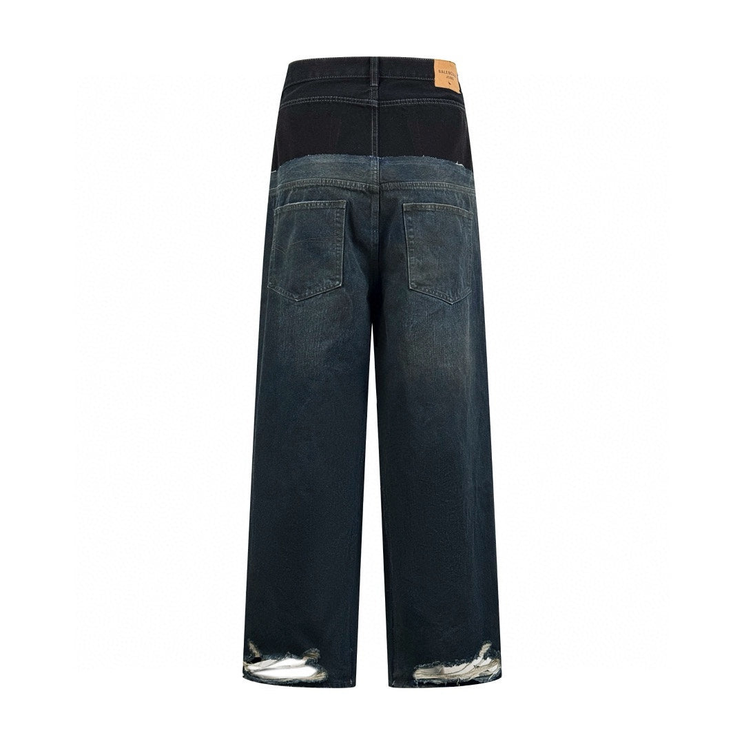 PANTALÓN – VELARTE – PATCHWORK BOLSILLOS DETALLE ARQUITECTURA DENIM SELVEDGE PREMIUM ULTIMATE CRAFTSMANSHIP