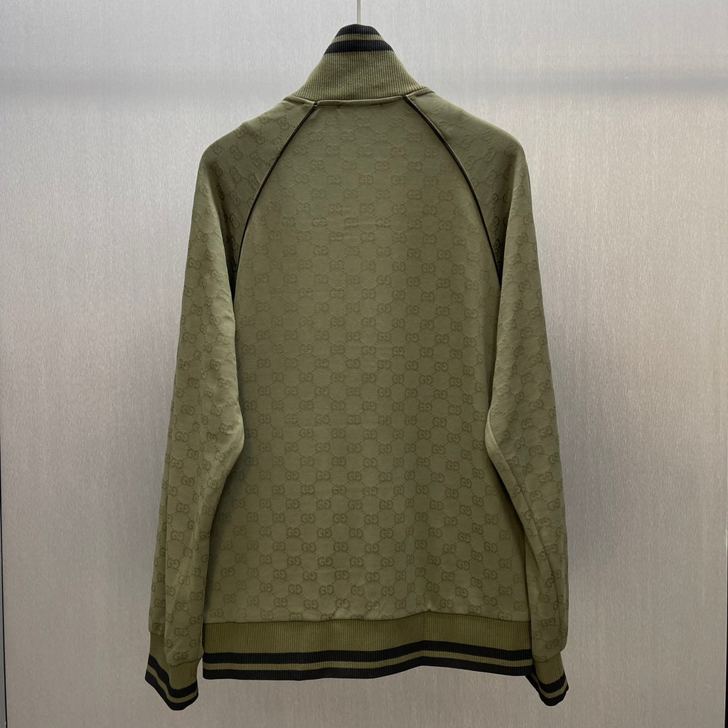GC Chaqueta Punto Monograma Verde