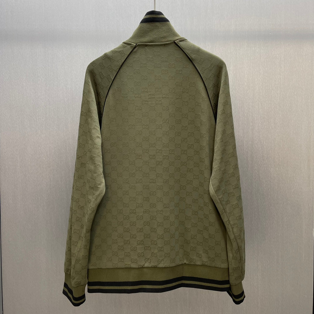 GC Chaqueta Punto Monograma Verde