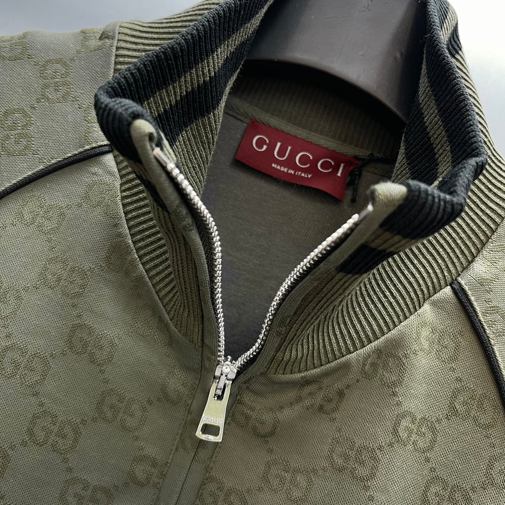 GC Chaqueta Punto Monograma Verde