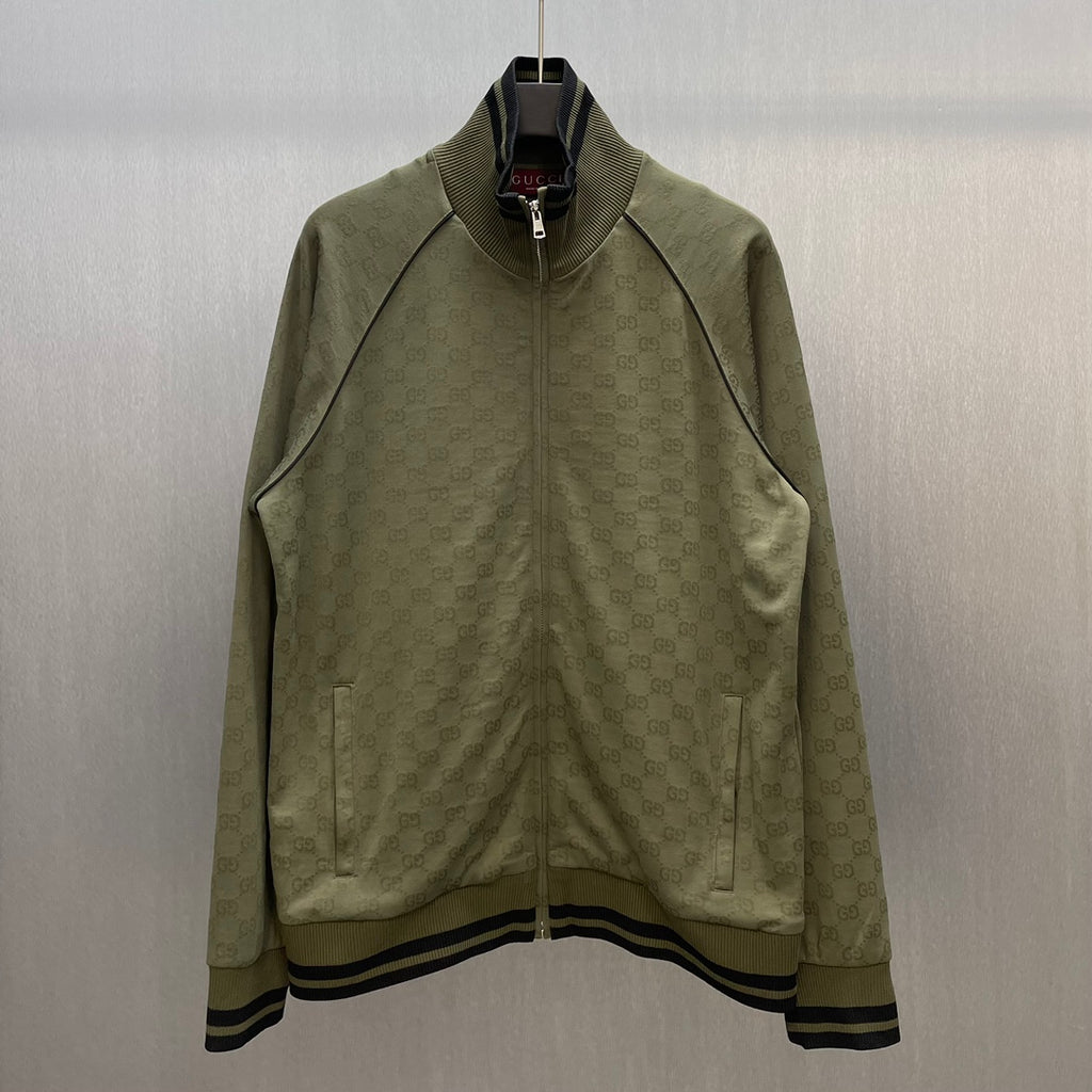 GC Chaqueta Punto Monograma Verde