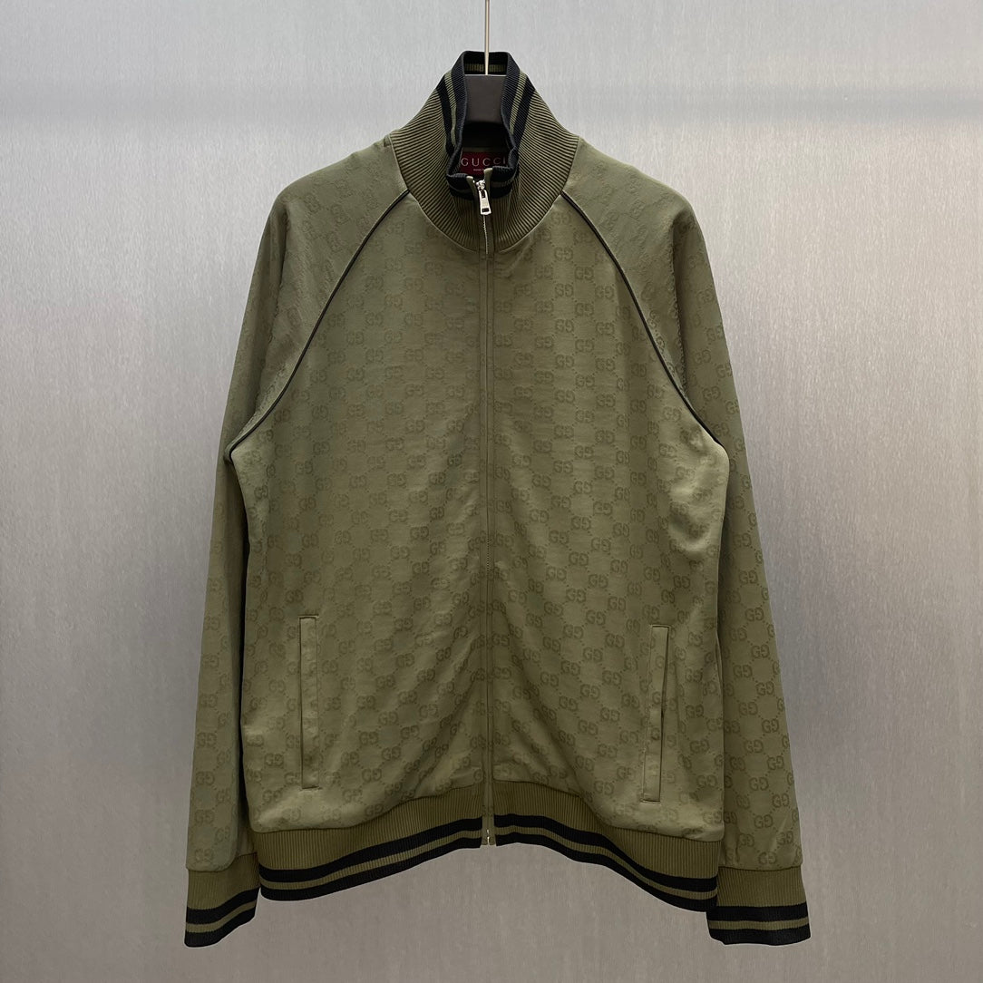 GC Chaqueta Punto Monograma Verde