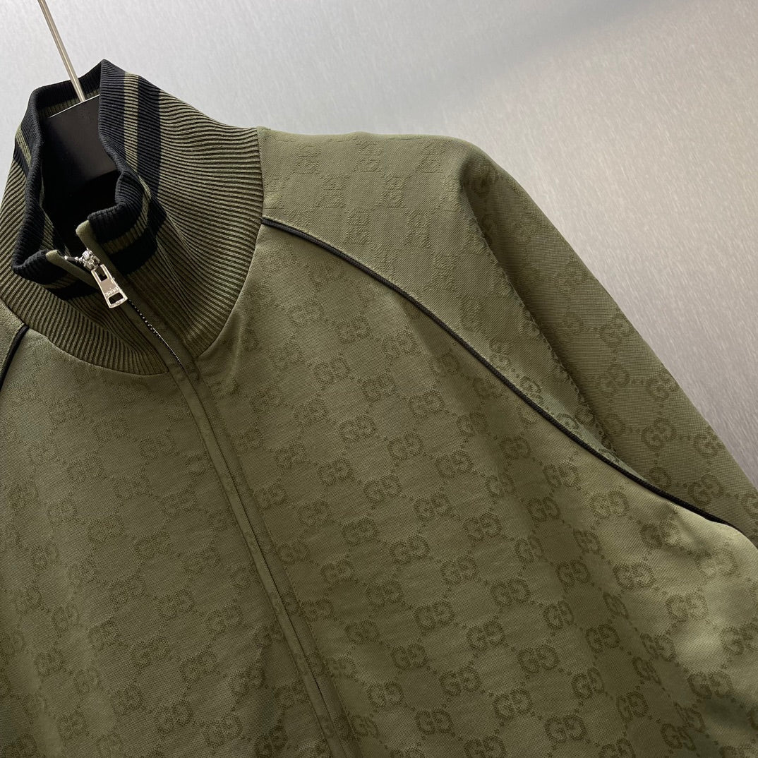 GC Chaqueta Punto Monograma Verde