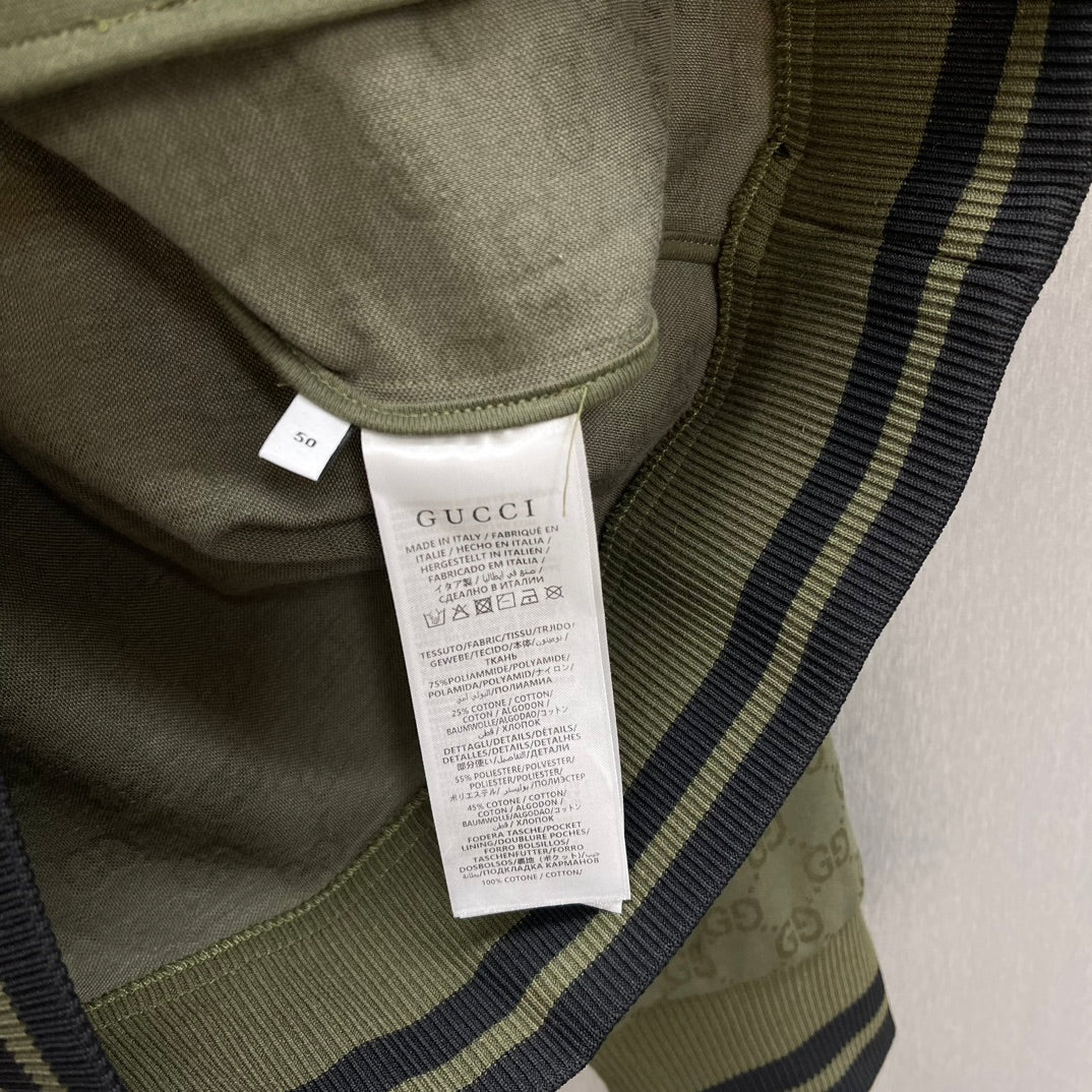 GC Chaqueta Punto Monograma Verde