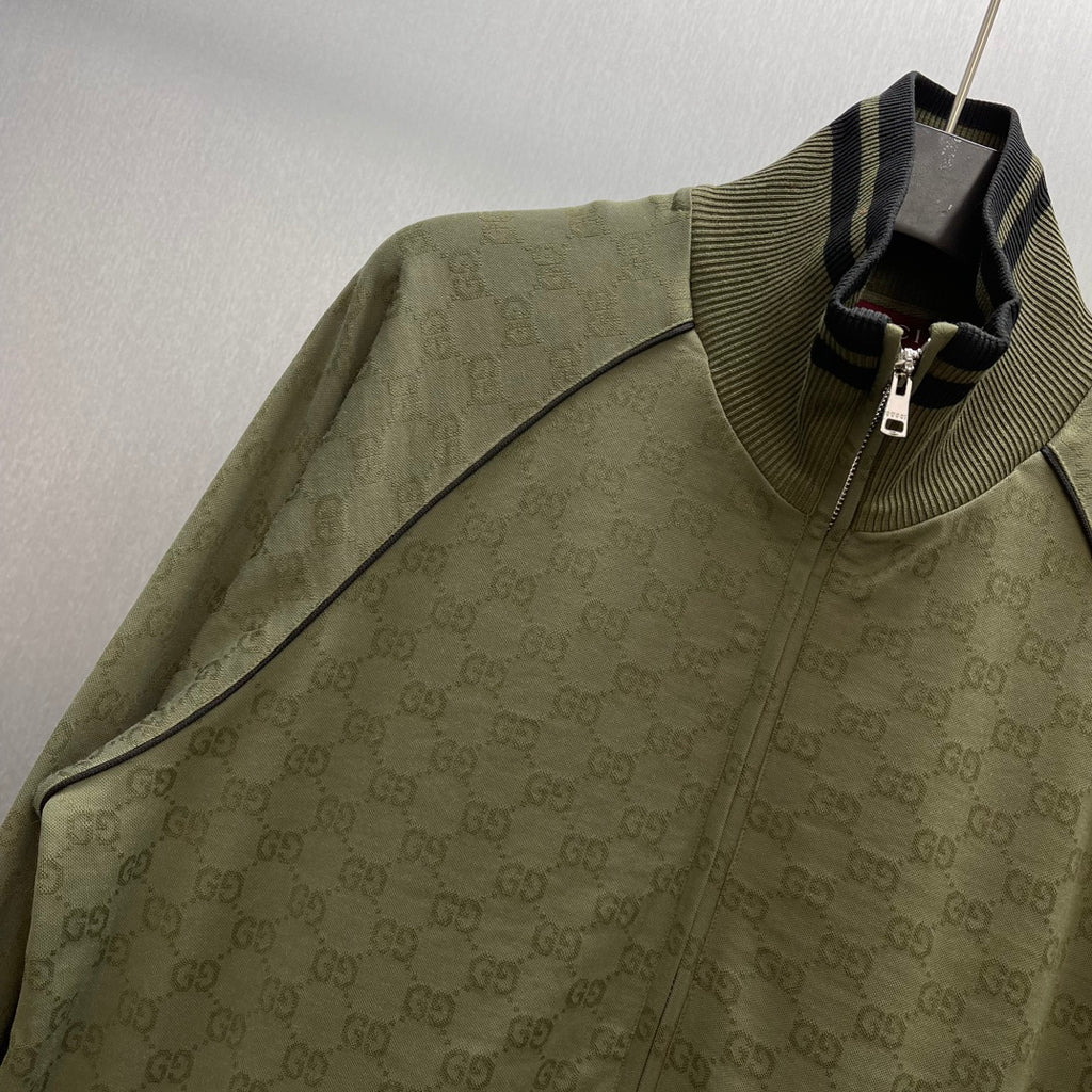 GC Chaqueta Punto Monograma Verde