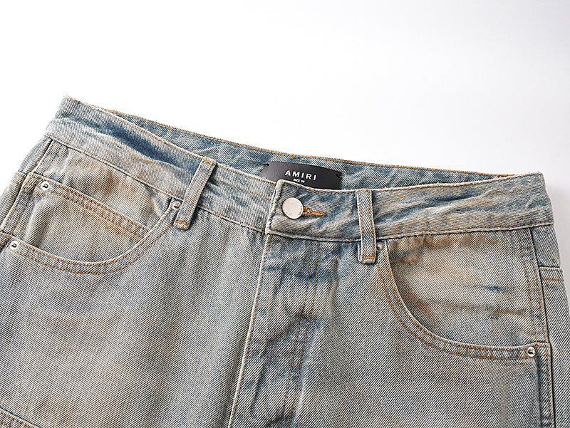 Pantalón Vaquero De Corte Recto Y Holgado En Acabado Lavado Oscuro – AMIRI – AM5022