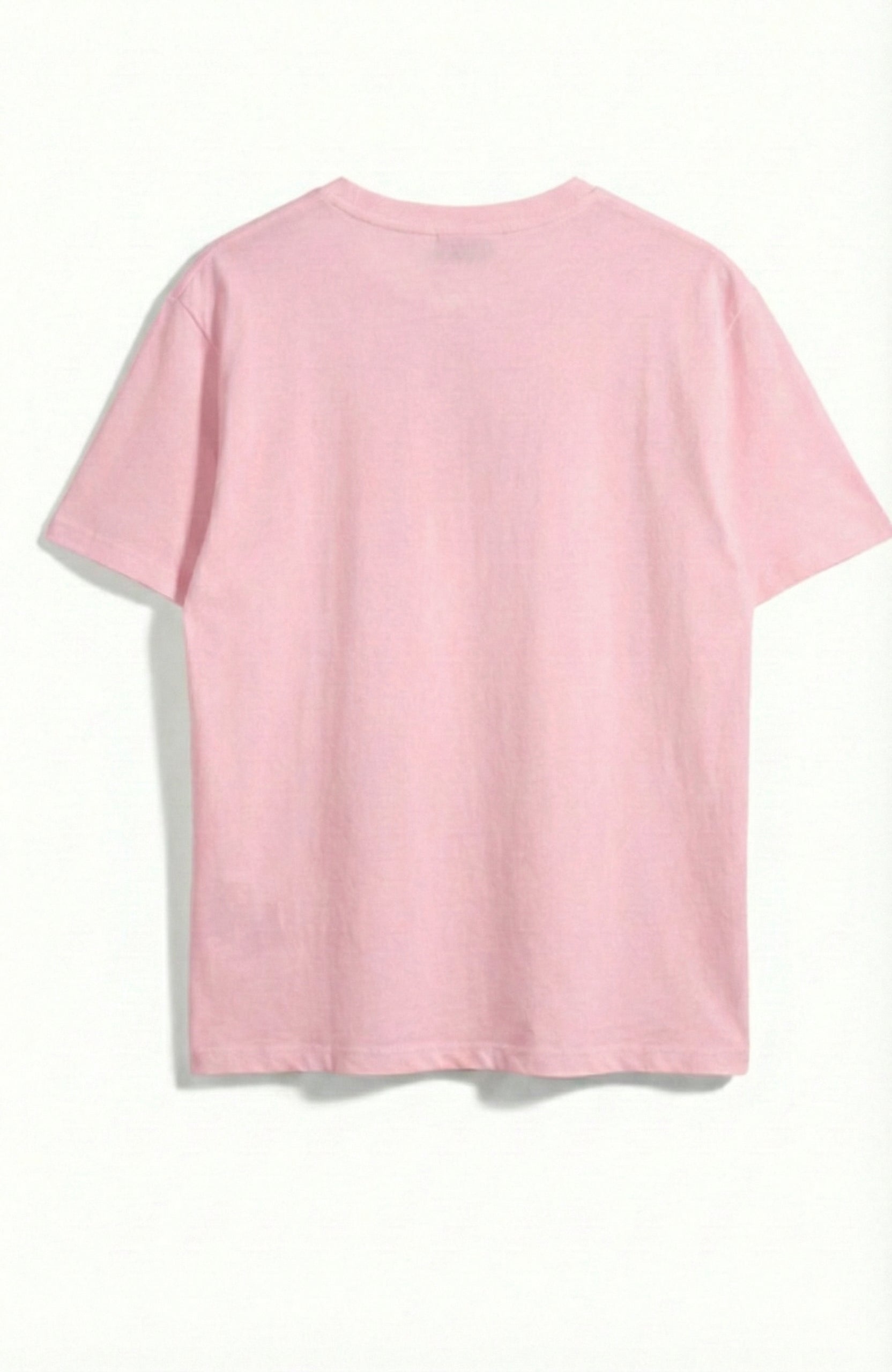 Camiseta Drew House Smiley Logo Rosa —