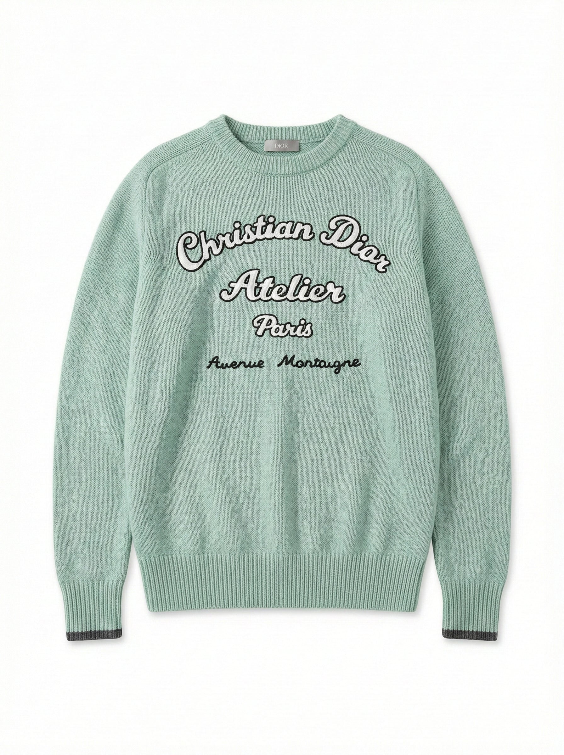 Dior Christian Dior Atelier Sweater Verde Agua —