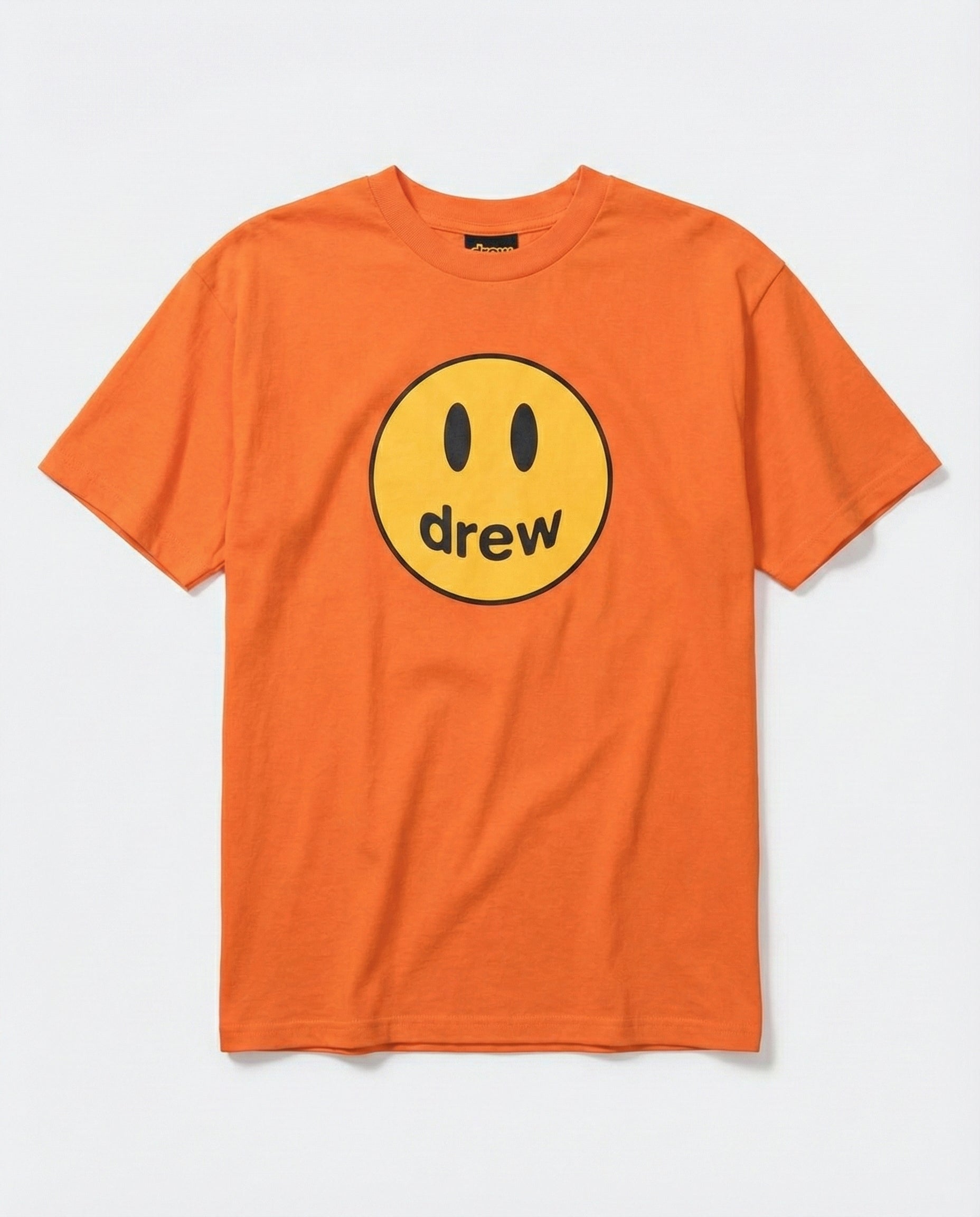 Camiseta Drew House Smiley Naranja —