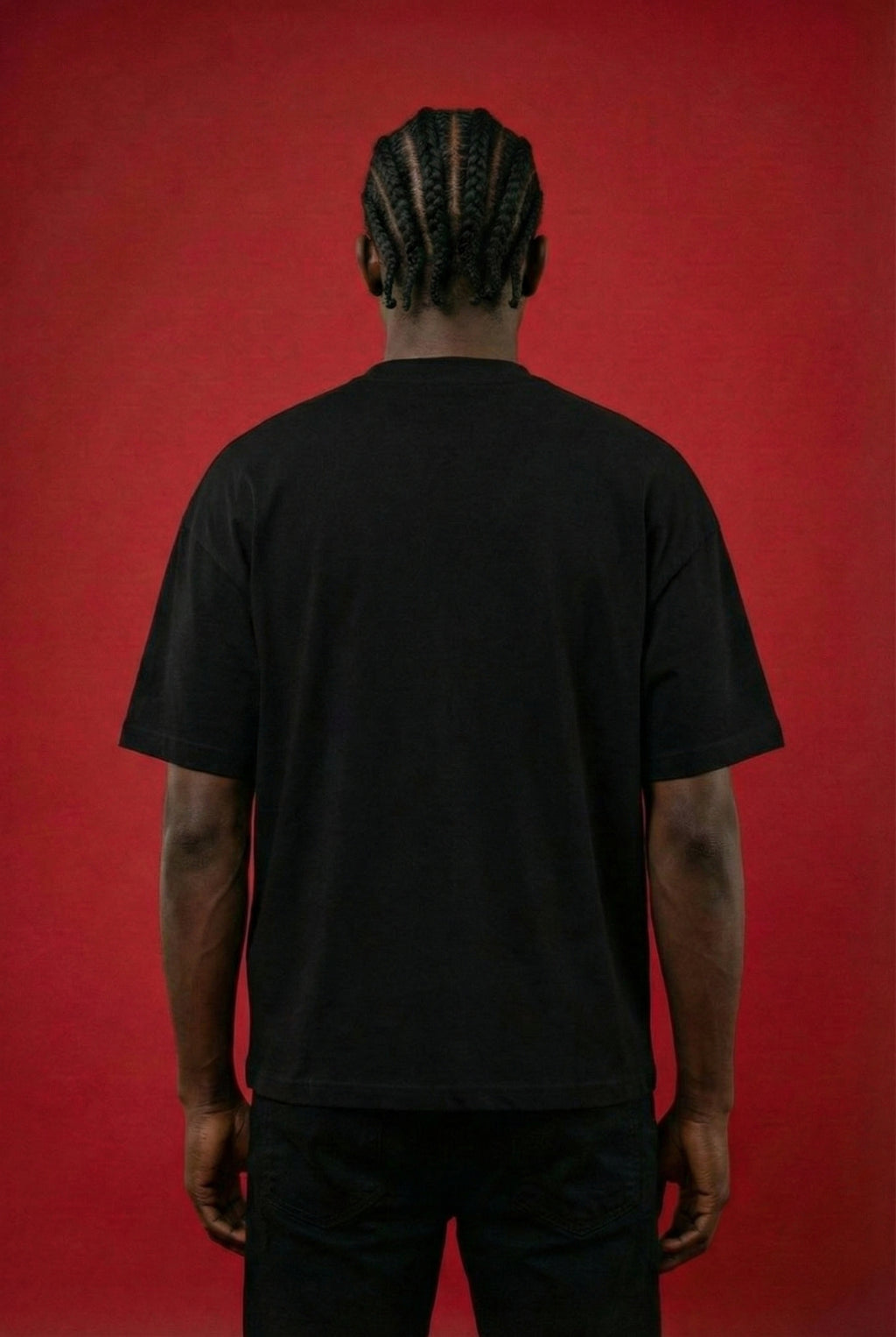 Camiseta Drew House Smiley Logo Negra —