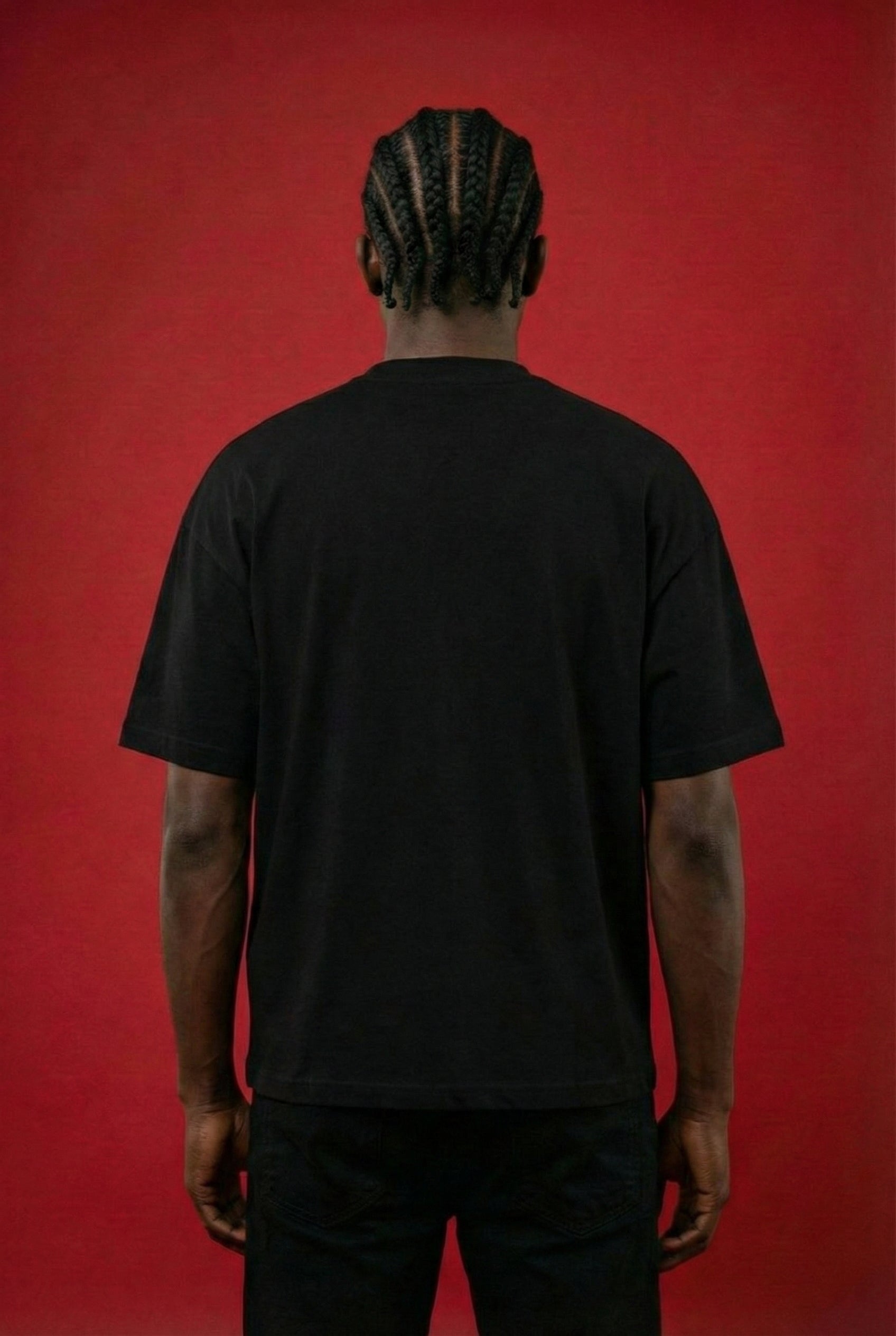 Camiseta Drew House Smiley Logo Negra —