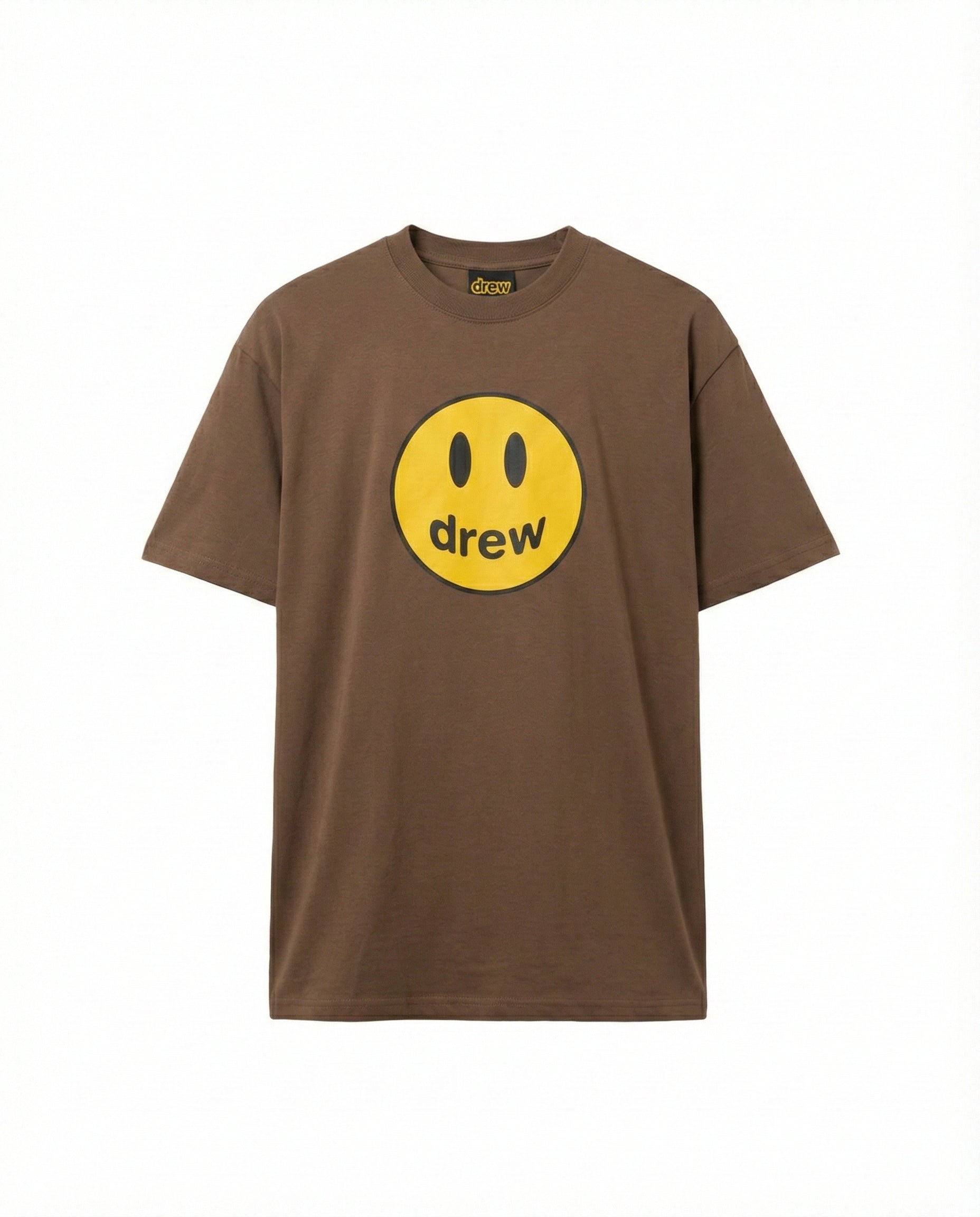 Camiseta Drew House Smiley Logo Café —
