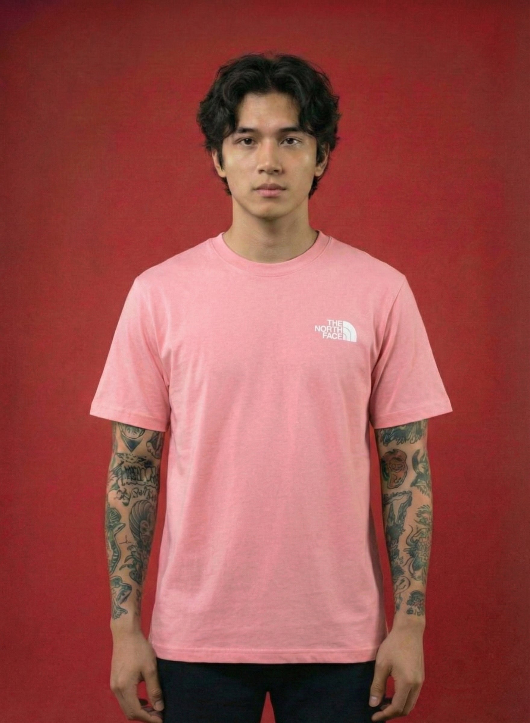 Camiseta The North Face Colaboración con Gucci (ROSA) —