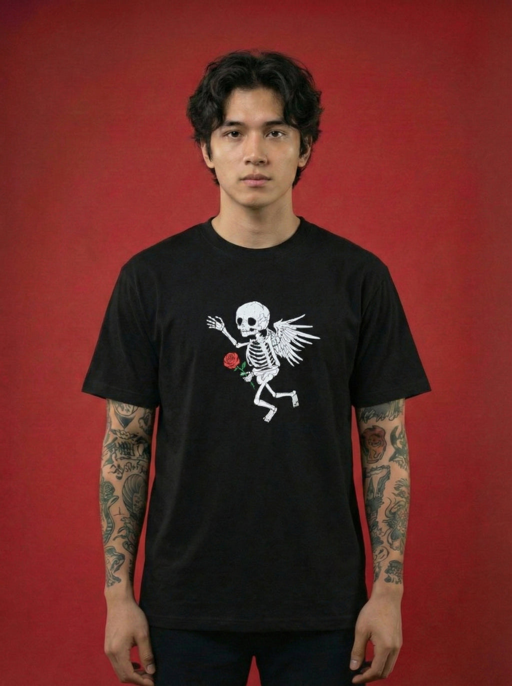 Camiseta Gallery Dept. Flying Skull (unisex) —