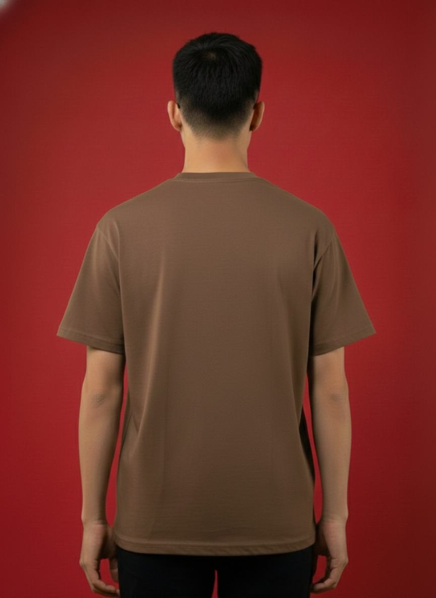 Camiseta Drew House Smiley Logo Café —