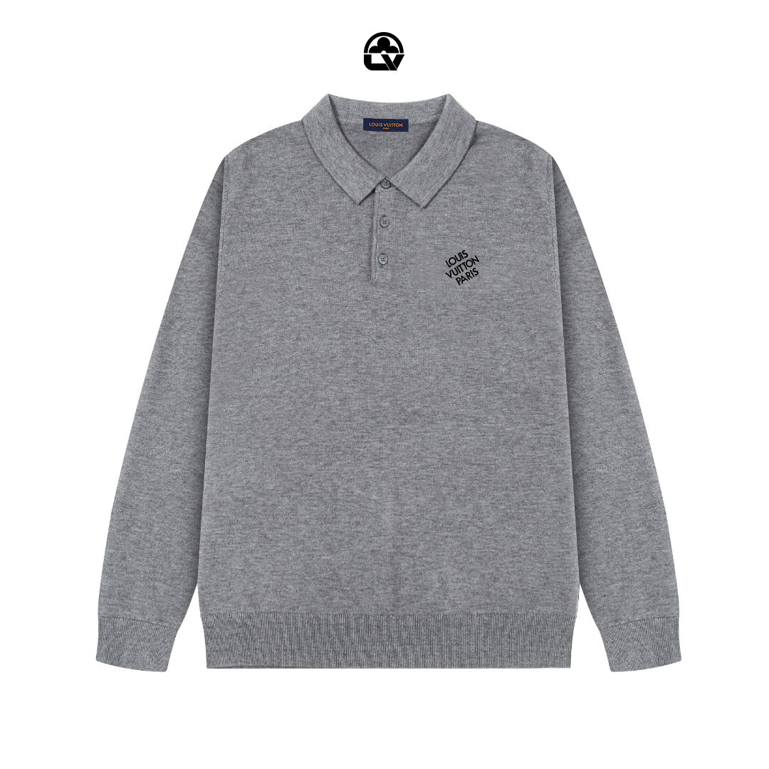 Polo Sweater de Lujo en Lana Premium