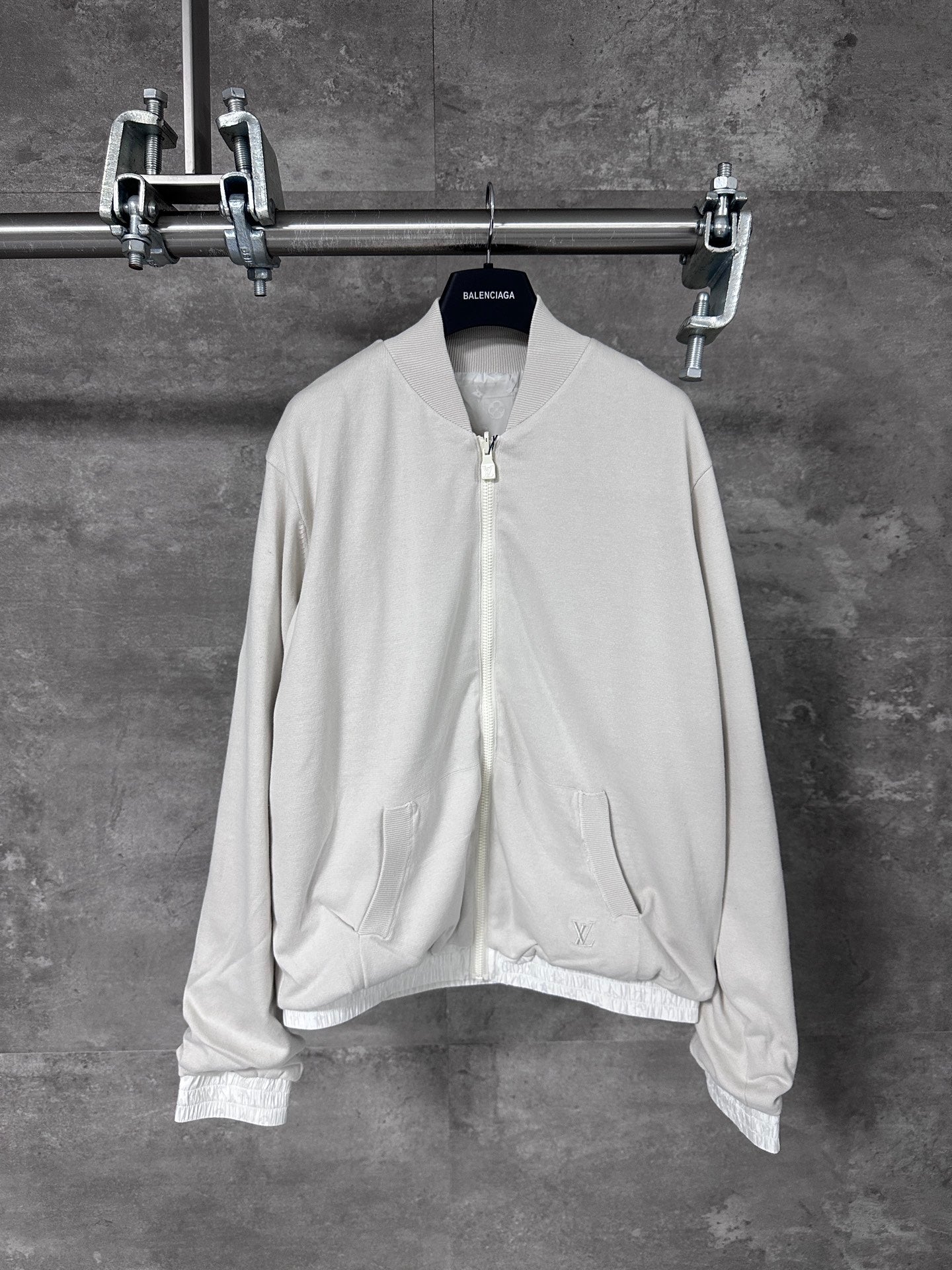 LV Chaqueta Reversible Cremallera Monograma