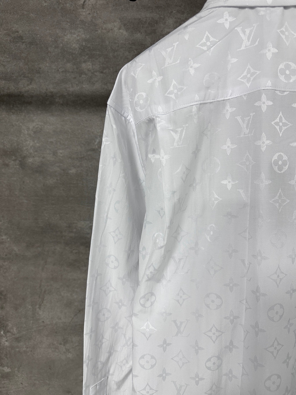 LV Camisa Jacquard Full Print