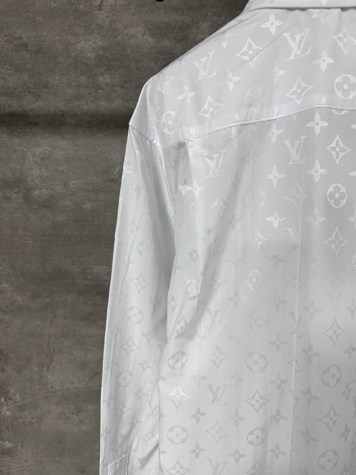 LV Camisa Jacquard Full Print