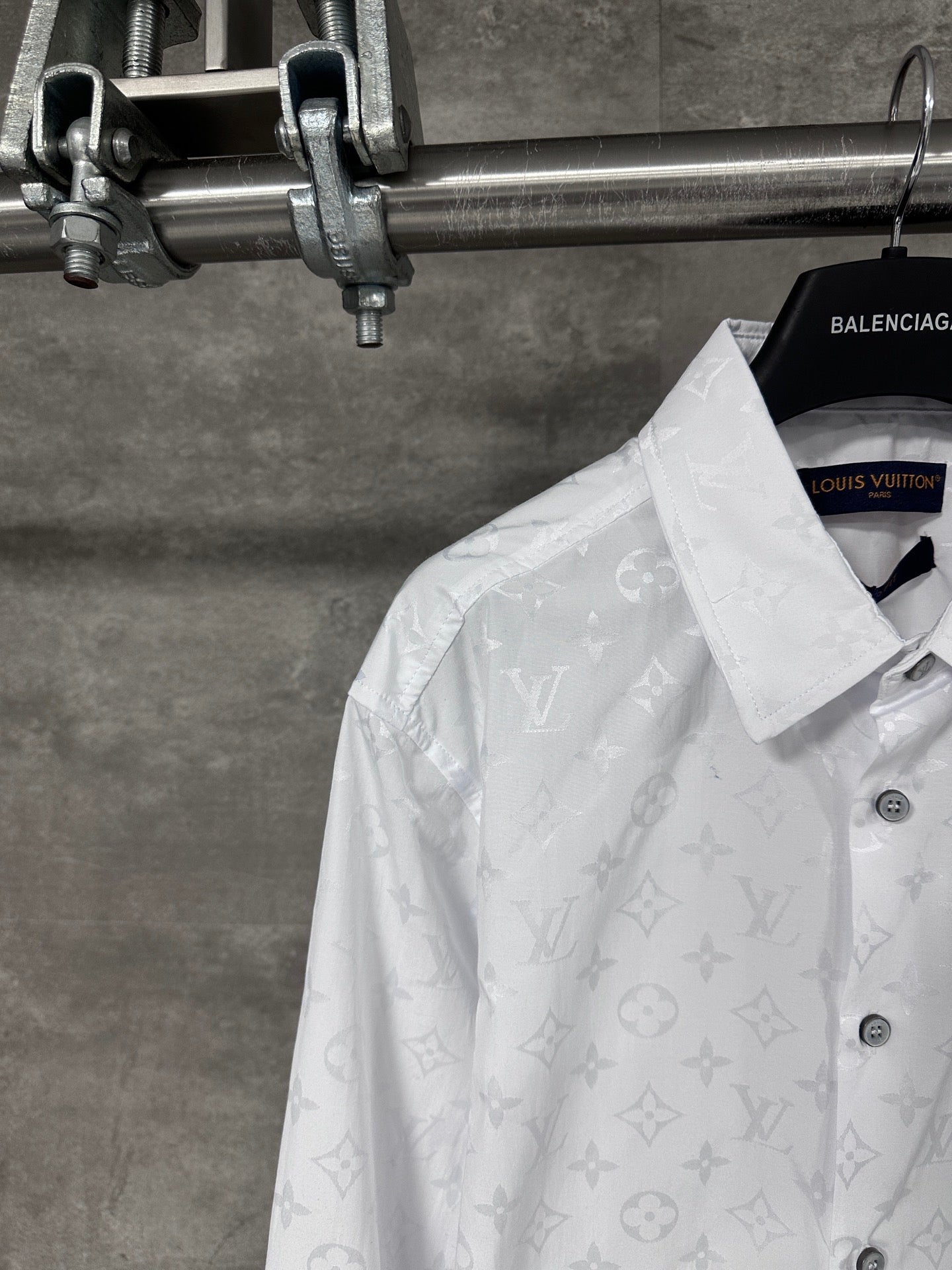 LV Camisa Jacquard Full Print