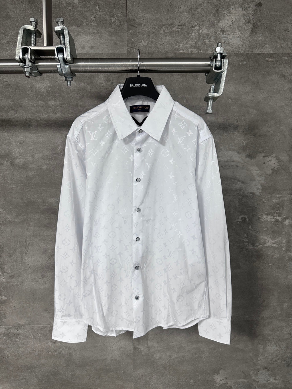 LV Camisa Jacquard Full Print