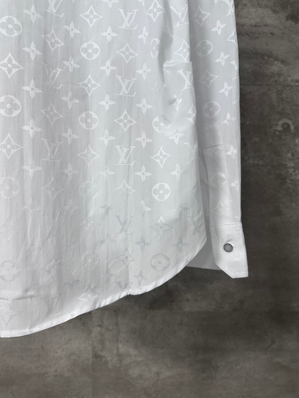 LV Camisa Jacquard Full Print