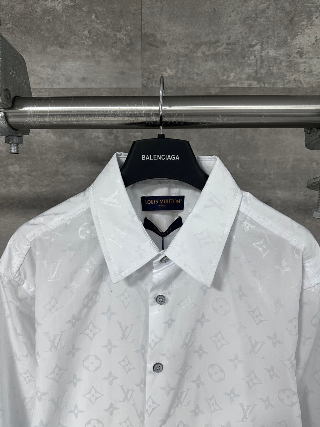 LV Camisa Jacquard Full Print