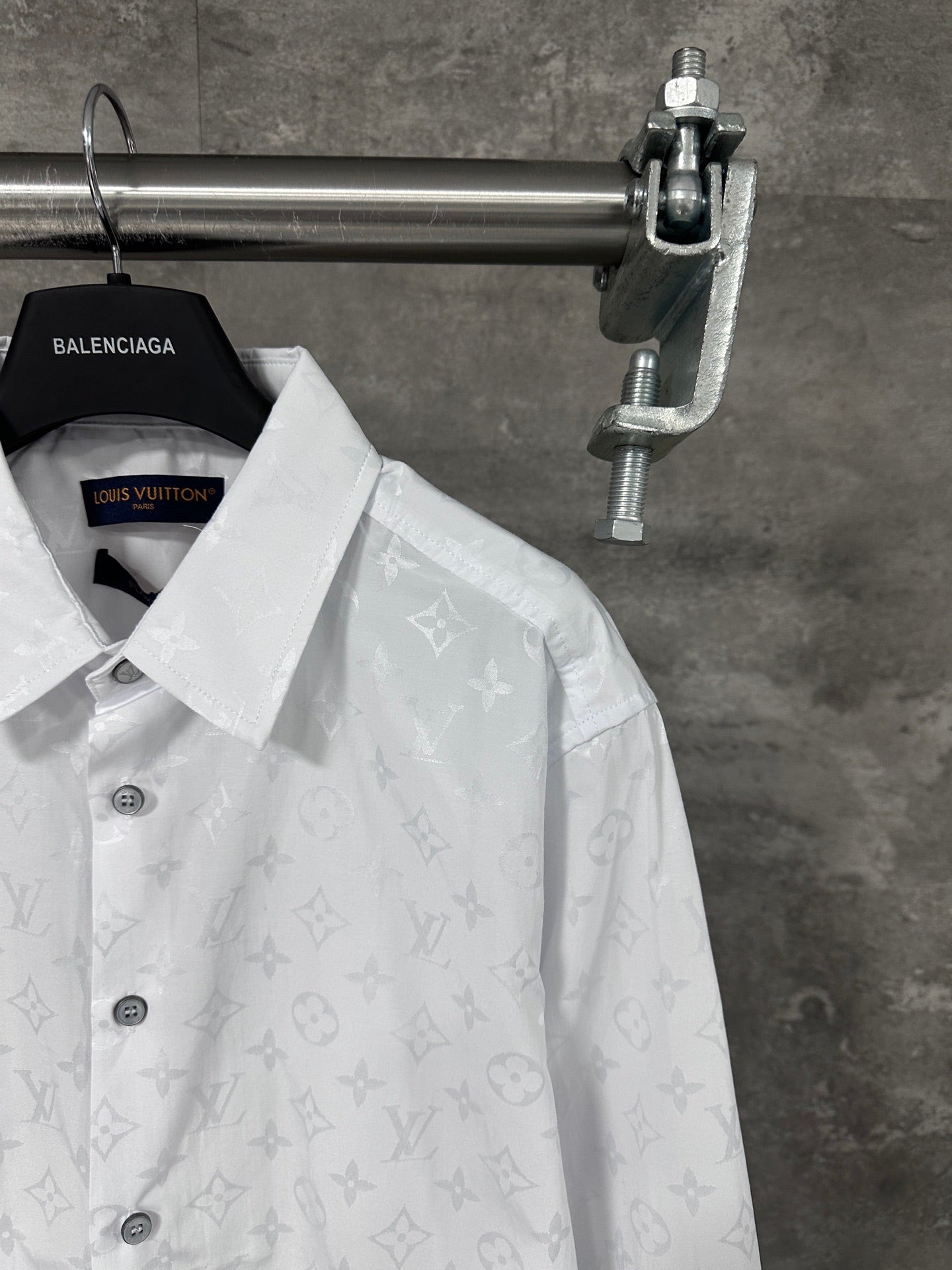 LV Camisa Jacquard Full Print