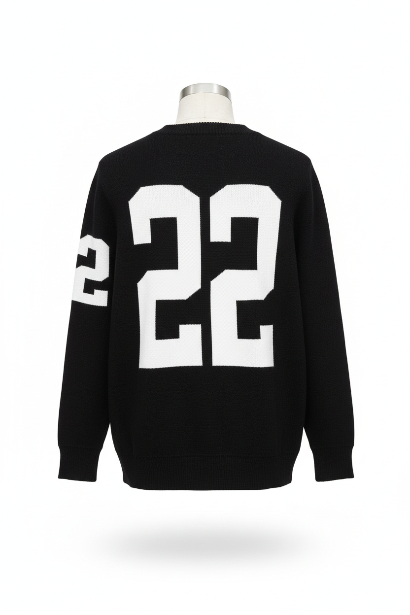 Sweater “3D Letters 22”