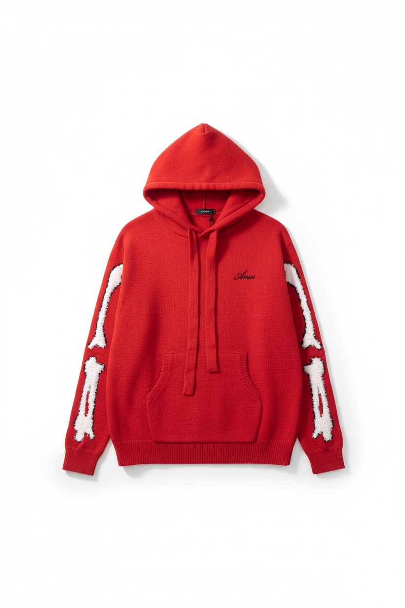Hoodie Premium “Bone Fusion Knit”