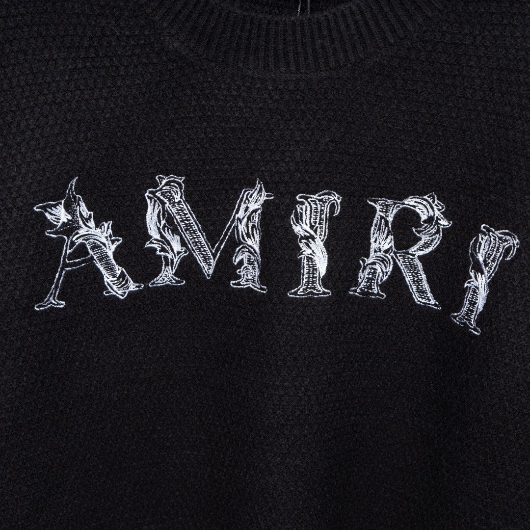 Sweater Premium “Smoke Embroidery Knit”