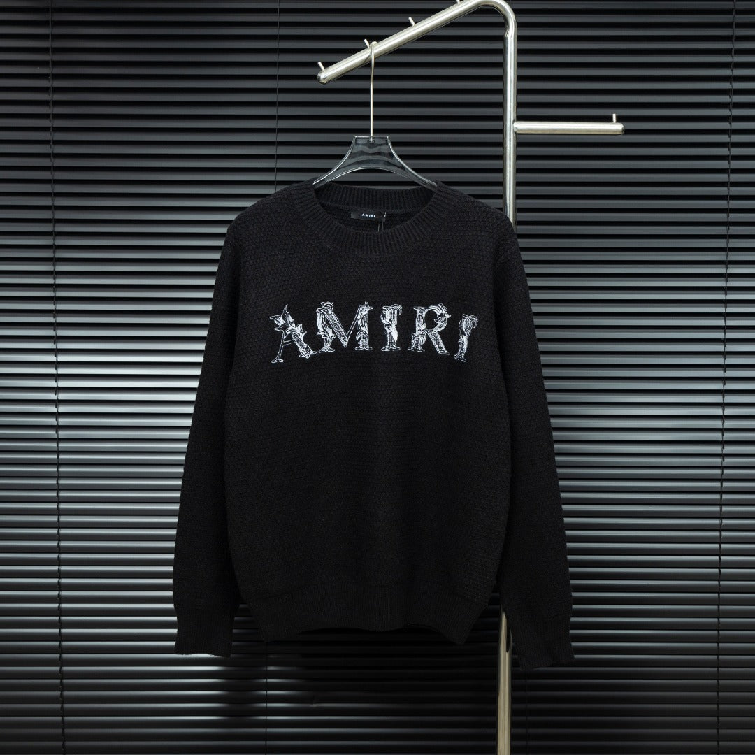 Sweater Premium “Smoke Embroidery Knit”