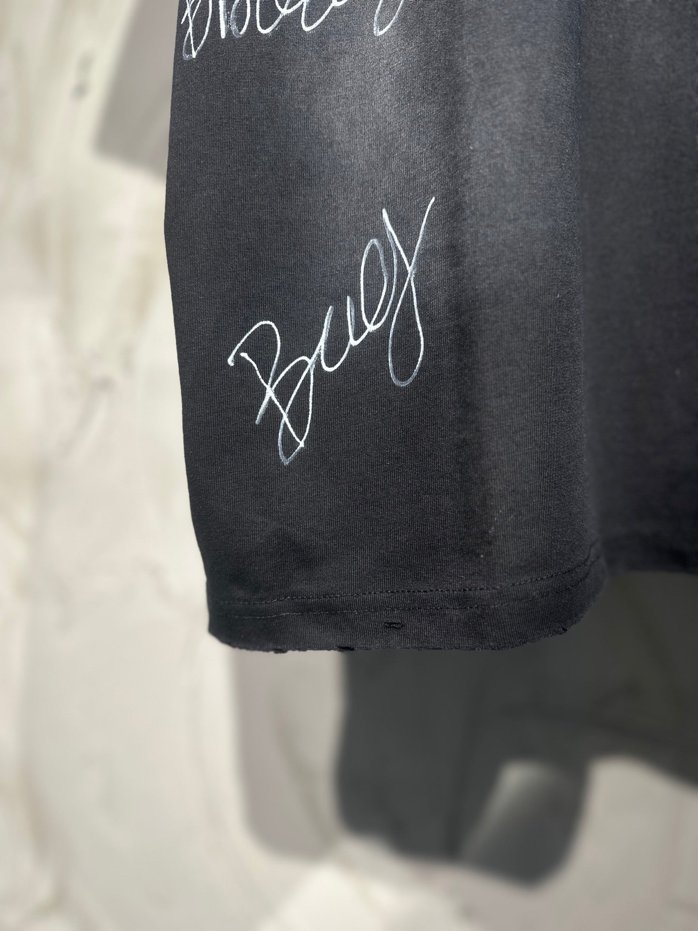 Camiseta Unisex Balenciaga 2025 · Efecto Vintage y Graffiti Handcrafted