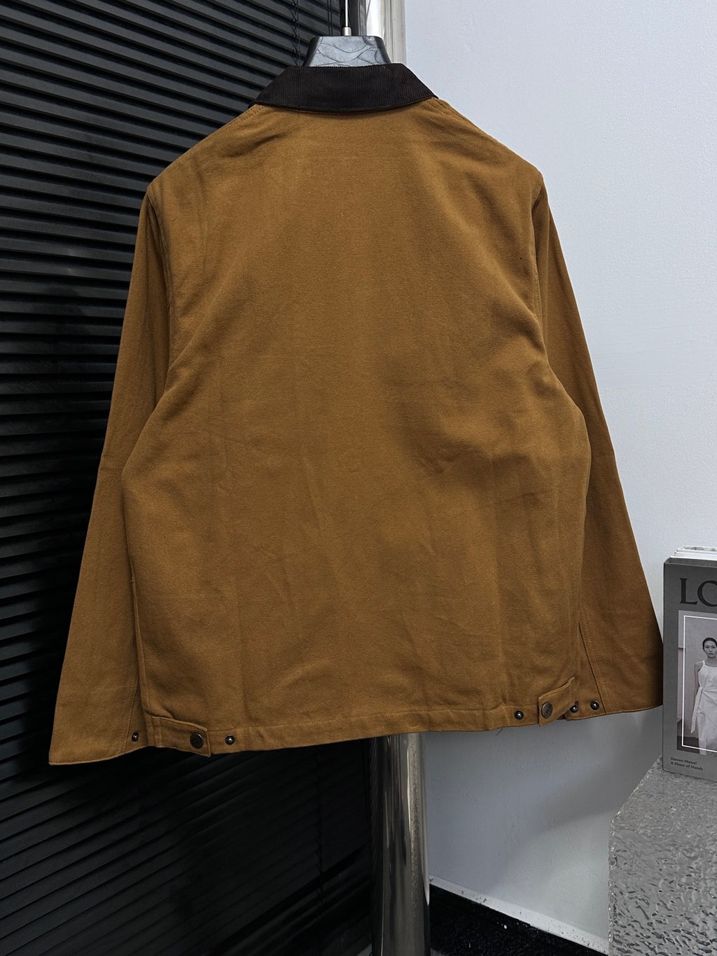 Chaqueta Detroit con Cremallera y Cuello de Pana · Unisex