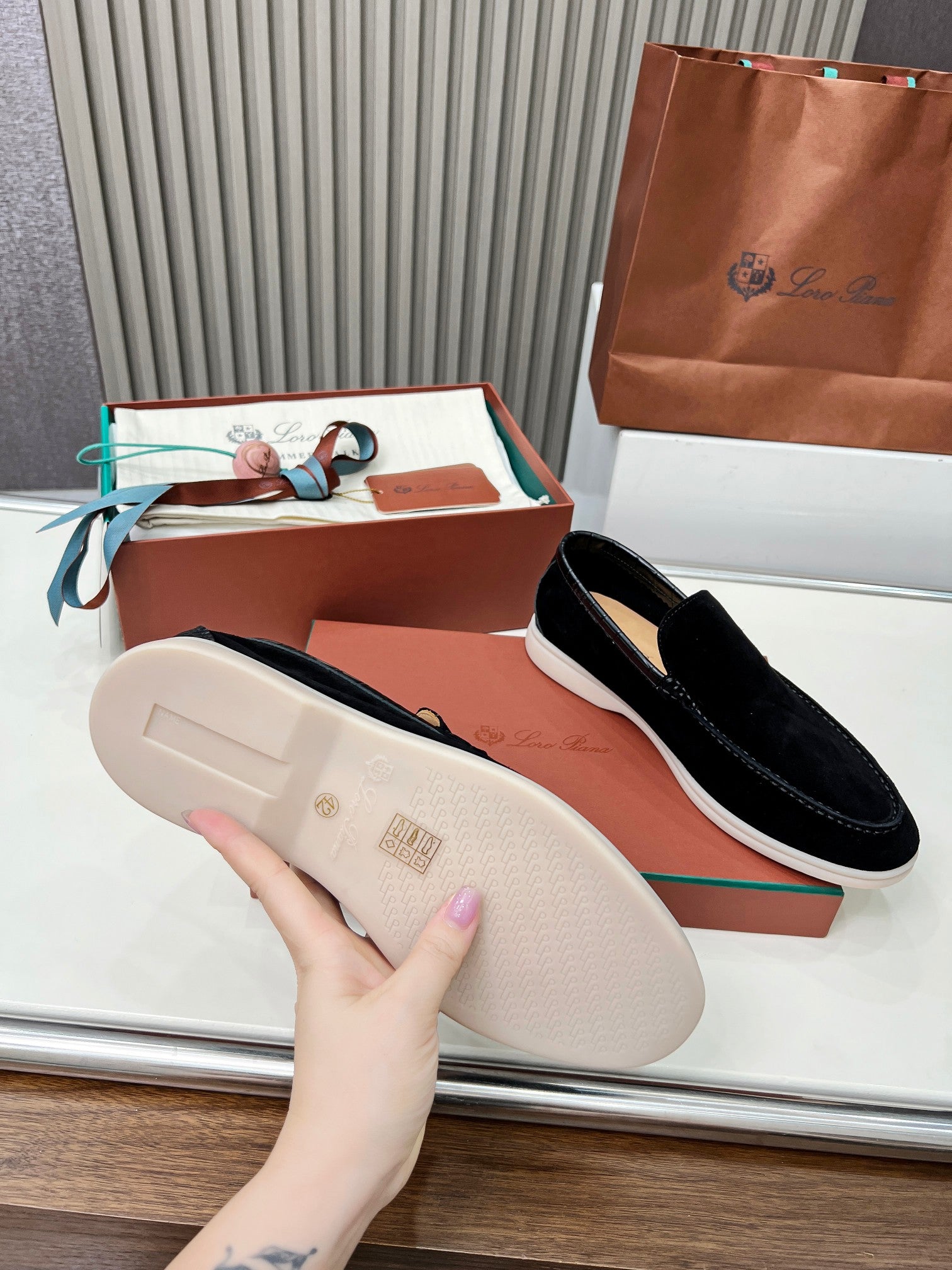 Loro Piana ❤️ Clásico Loafer de Hombre – Edición en Piel de Cocodrilo