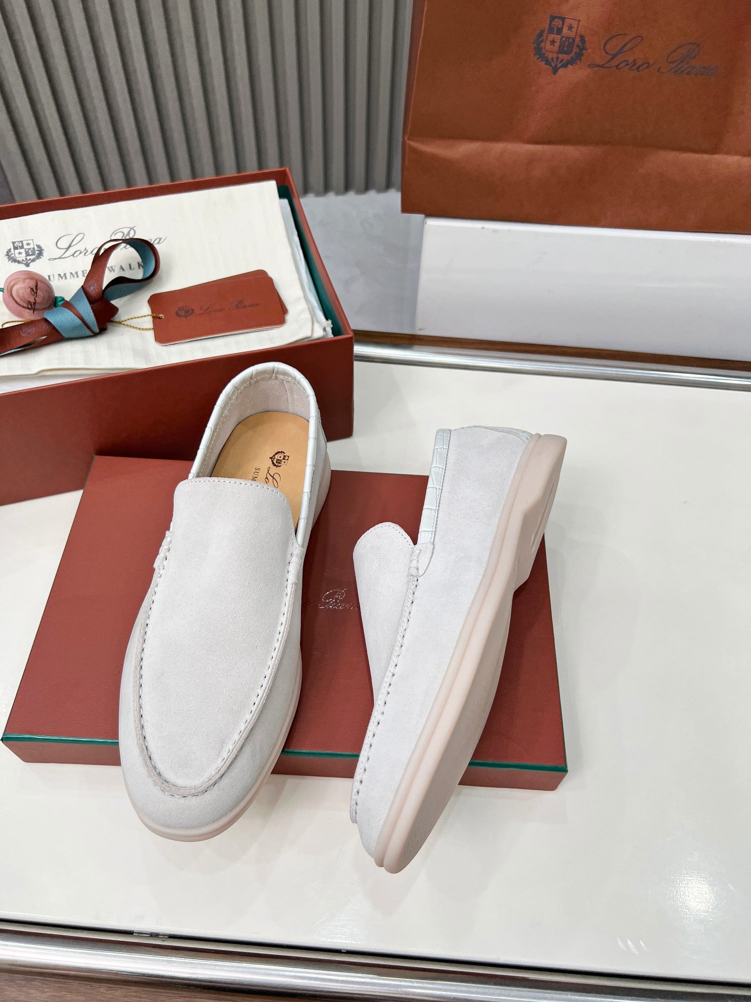 Loro Piana ❤️ Clásico Loafer de Hombre – Edición en Piel de Cocodrilo
