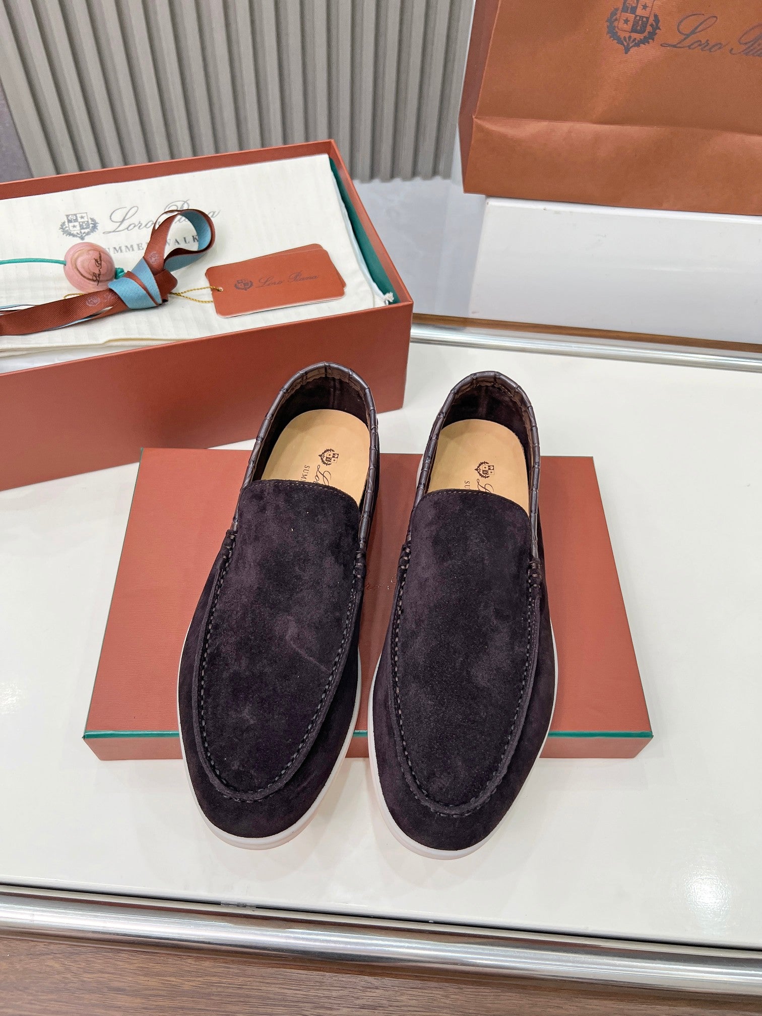 Loro Piana ❤️ Clásico Loafer de Hombre – Edición en Piel de Cocodrilo
