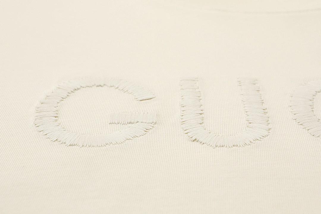 GUCCI 2025 New Edition · Embroidered Logo Tee