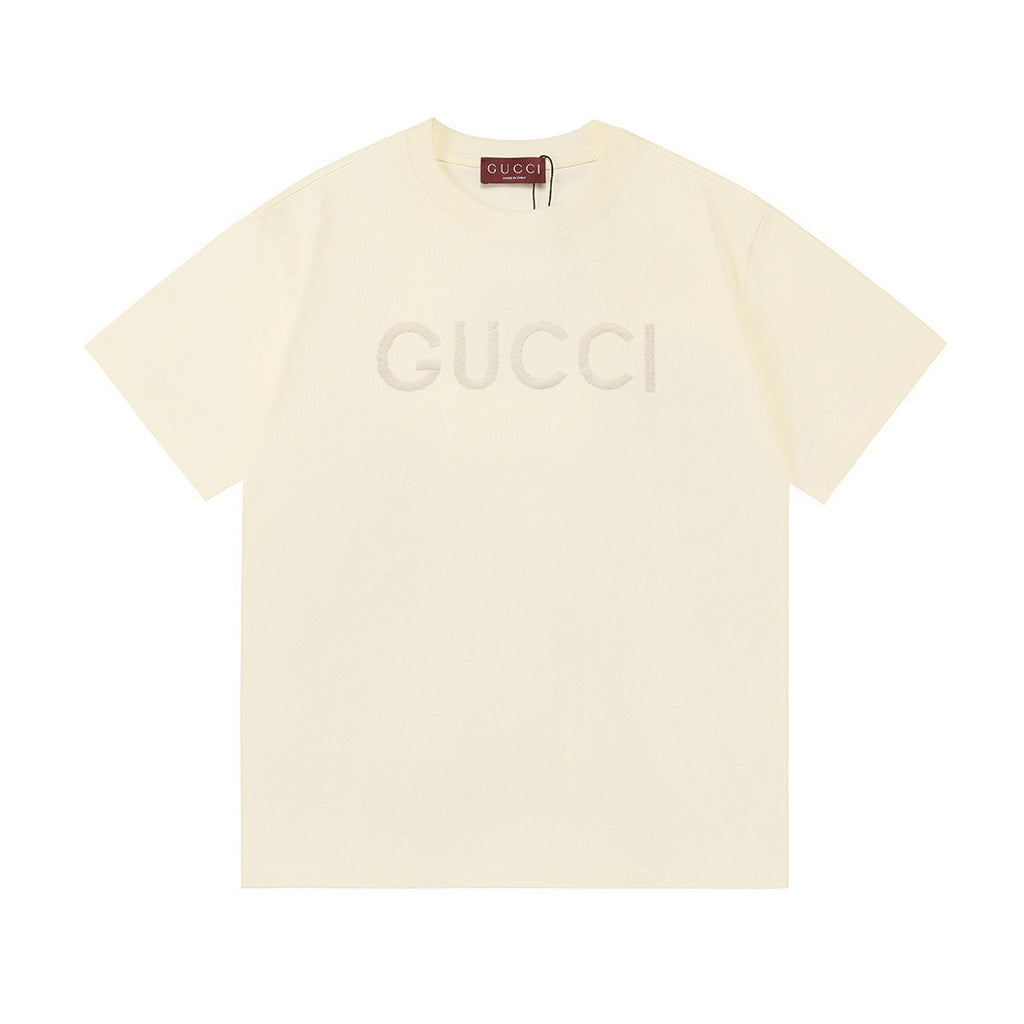 GUCCI 2025 New Edition · Embroidered Logo Tee