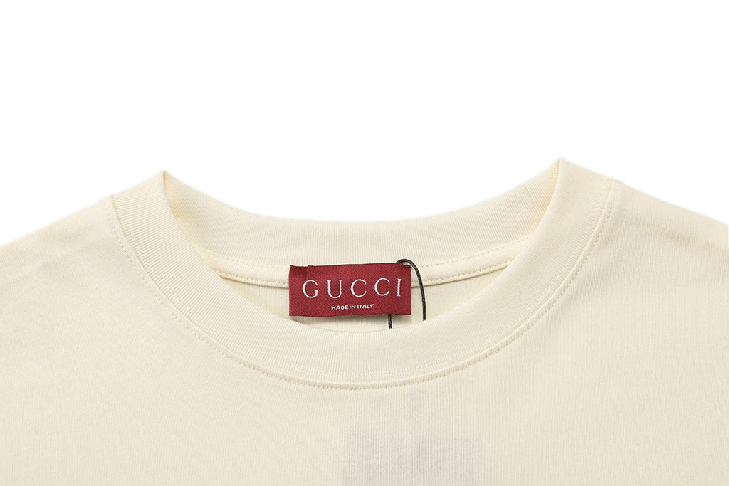 GUCCI 2025 New Edition · Embroidered Logo Tee