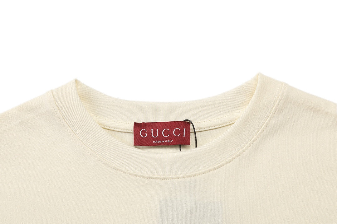 GUCCI 2025 New Edition · Double G Embroidered Logo Tee